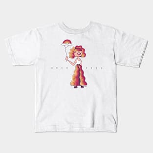 Rainbow girl Kids T-Shirt